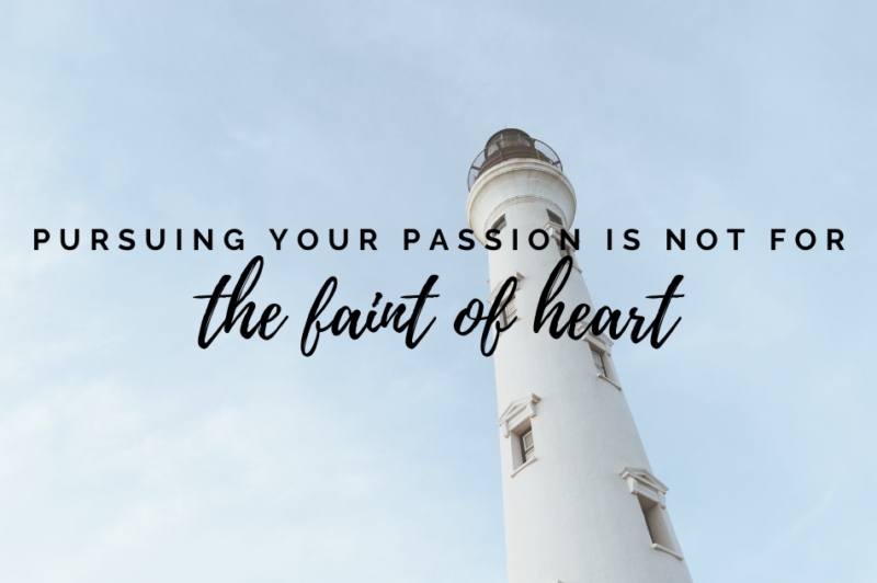 Warning Pursuing Your Passion Is Not For The Faint Of Heart Panash